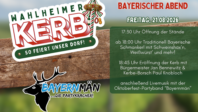 Programm am Freitag