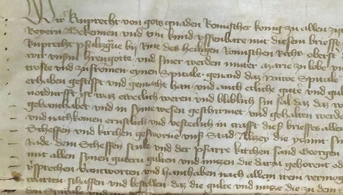 Urkunde Hospital Alzey