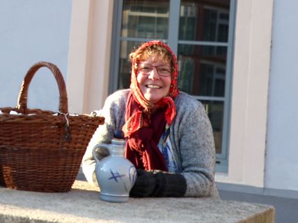 Unterwegs mit &#039;em Bawwetche, der Frau vom Wingertsschütz 